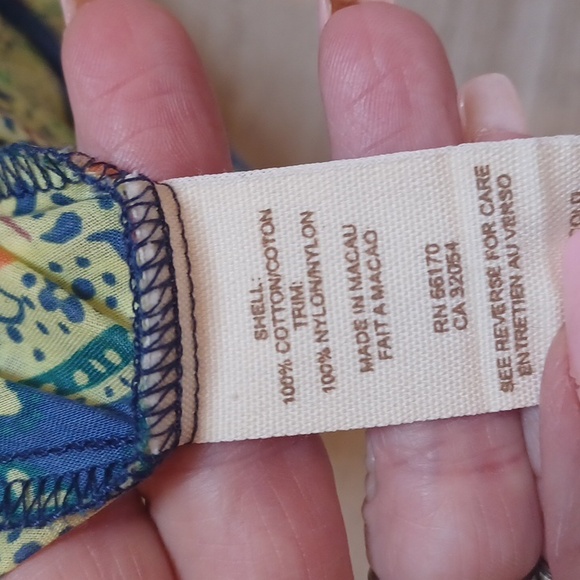 Free People Multi-Colored Design Print Cotton Nightie - Picture 9 of 9